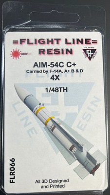Flight Line Resin FLR066 1/48 AIM-54C+ Phoenix Missile (4)