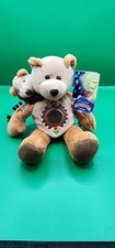 Sacagawea And Pomp Coin Bear 2001 Limited Treasures Golden Bears w/ Dollar Coin