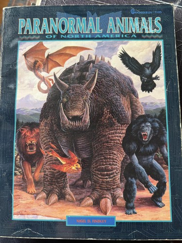 Paranormal Animals of North America Book by Nigel D. Findley 7105