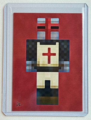 Templar Limited Edition Artist Signed  Minecraft  Trading Card 2/10