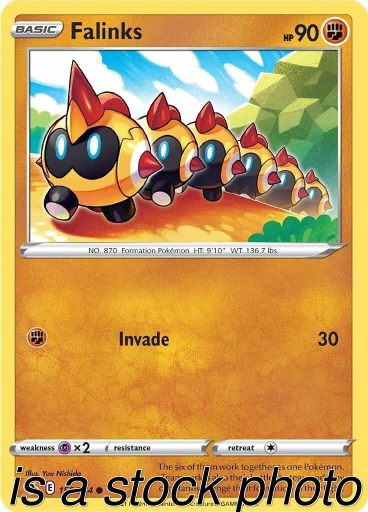 Falinks (155) 155/264 SWSH08: Fusion Strike Reverse Holofoil Pokemon (LP-NM)