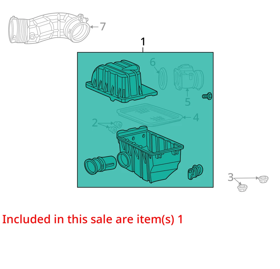 Ford Explorer 2005 caja purificadora de aire 4,0 L usado OEM EXC Sport Trac 119 k millas Foto 3 de 4