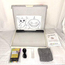 LED Note Board Kit 16 In 6 Colors Acrylic Dry Erase Board Kids Create Fun