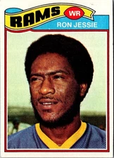 1977 Topps Ron Jessie #493 Los Angeles Rams Football Card