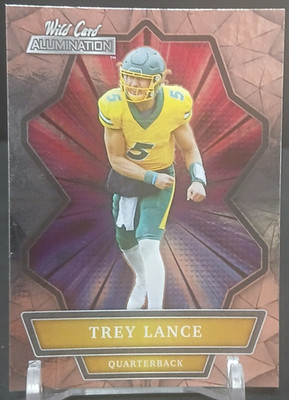 2021 Wild Card Alumination - Trey Lance #ABC-6 (RC) North Dakota State Bison