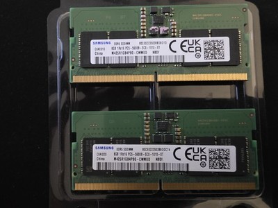 Samsung 16GB (2x8GB) DDR5 5600MHz PC5-44800 SODIMM 1Rx16 CL46 1.1v