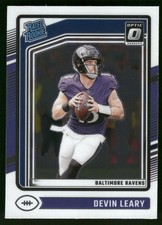 2024 Donruss Optic #227 Devin Leary Baltimore Ravens Rookie