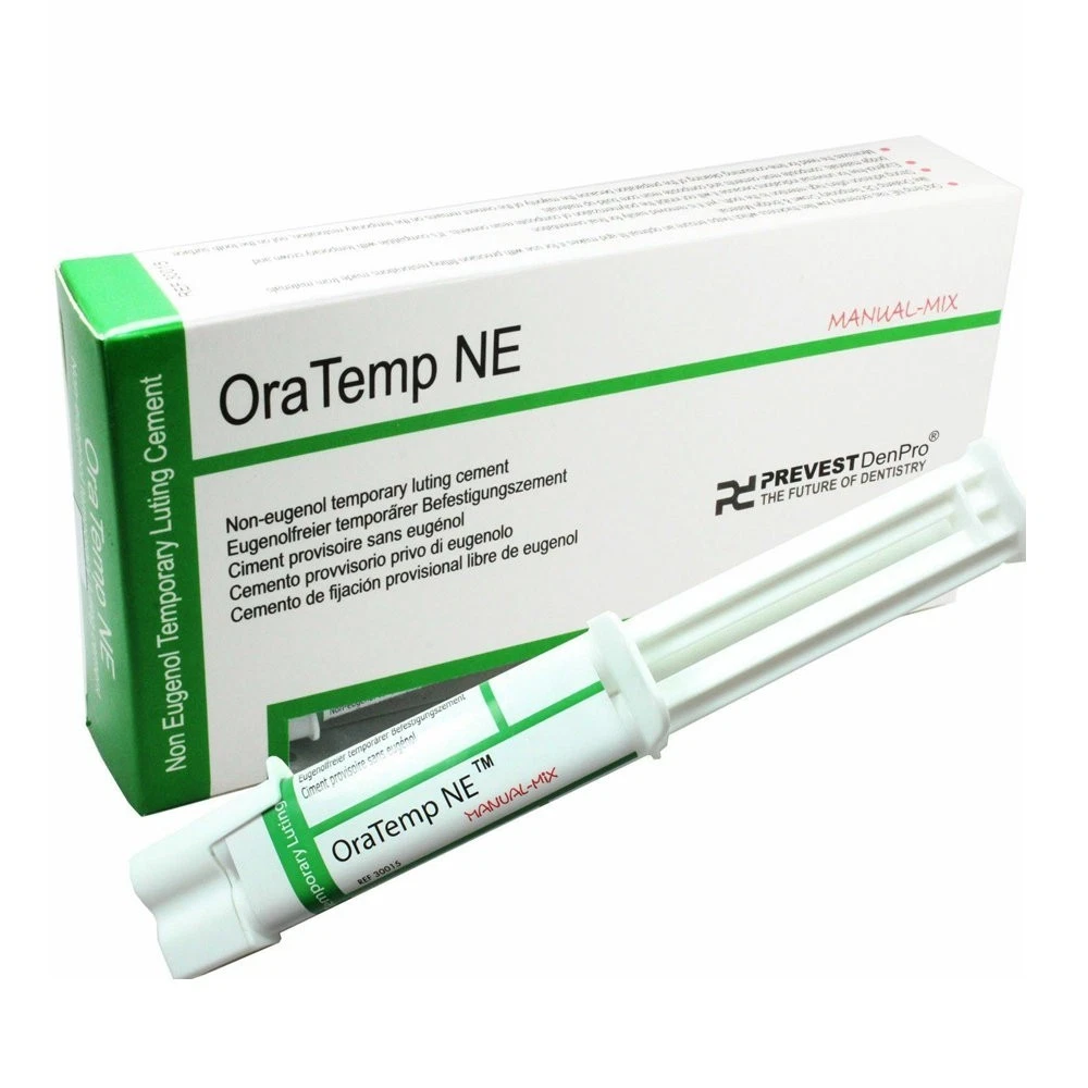 OraTemp NE Prevest DentPro Limited NonEugenol Temporary Luting Cement Manual Mix