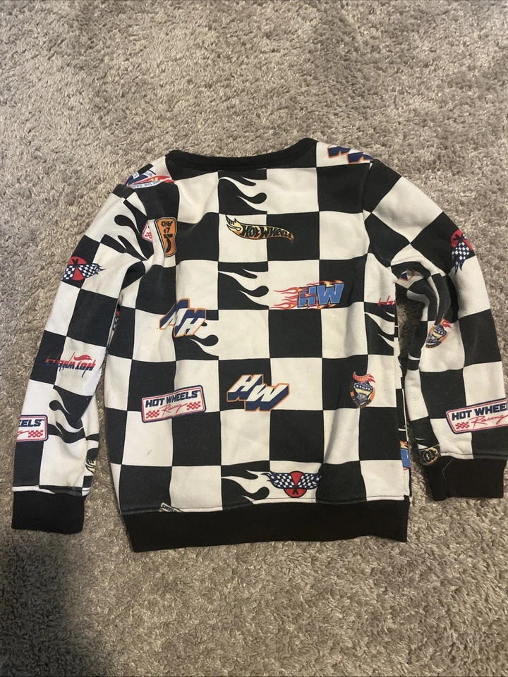 Гибридная одежда толстовка в клетку Hot Wheels размер 4T - Изображение 3 из 3