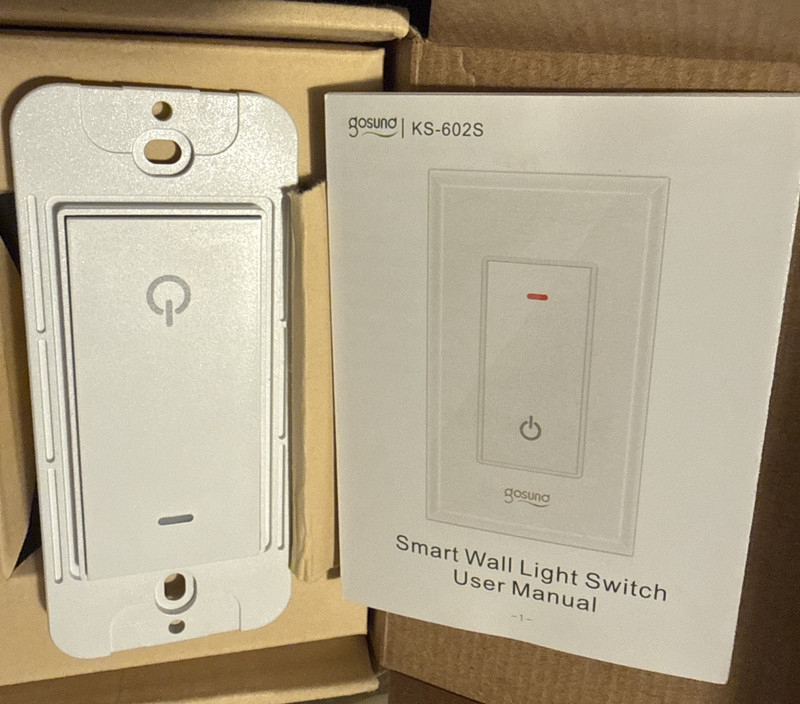 Gosund Smart Switch WiFi Smart Light Switch Works with Alexa Google