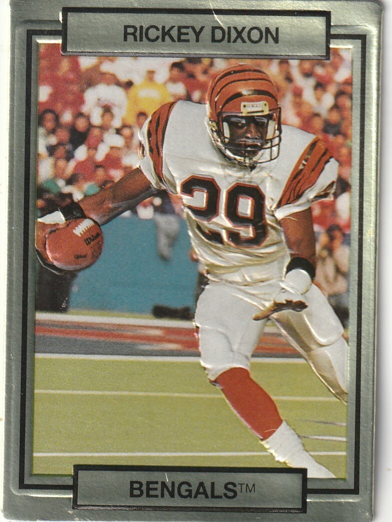 FREE SHIPPING-VG-1990 Action Packed Rickey Dixon #32 BENGALS PLUS BONUS CARDS