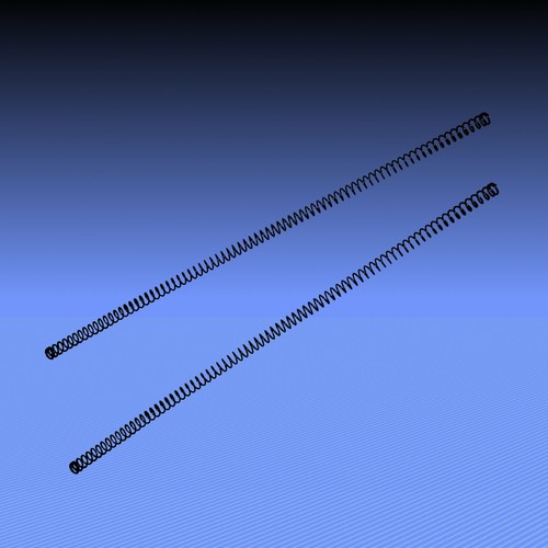 2 Stück 150 mm lange Druckfedern Federstahldraht ø 3, 4, 5, 6, 7, 8, 9, 10 mm - Bild 5 von 9