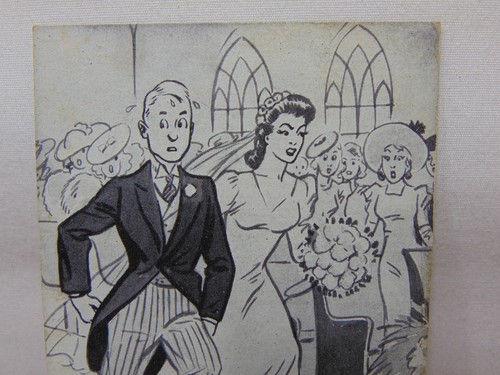 EXHIBIT SUPPLY COMPANY PENNY ARCADE CARDS "UNDER NEW MANAGEMENT" MARRIAGE WED - Picture 5 of 8