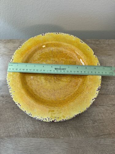 Pier 1 Imports Carmelo Melamin Essteller gelb 4er Set rund 10,5" - Bild 5 von 12