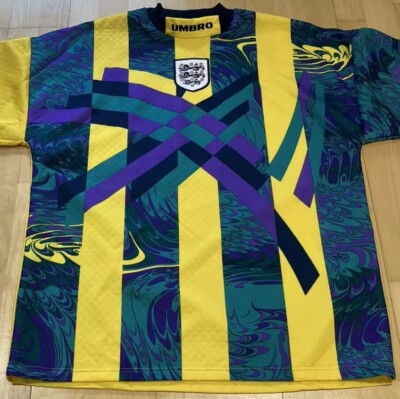 England Goalkeeper Shirt 1996 Umbro Match Vintage 96 Original