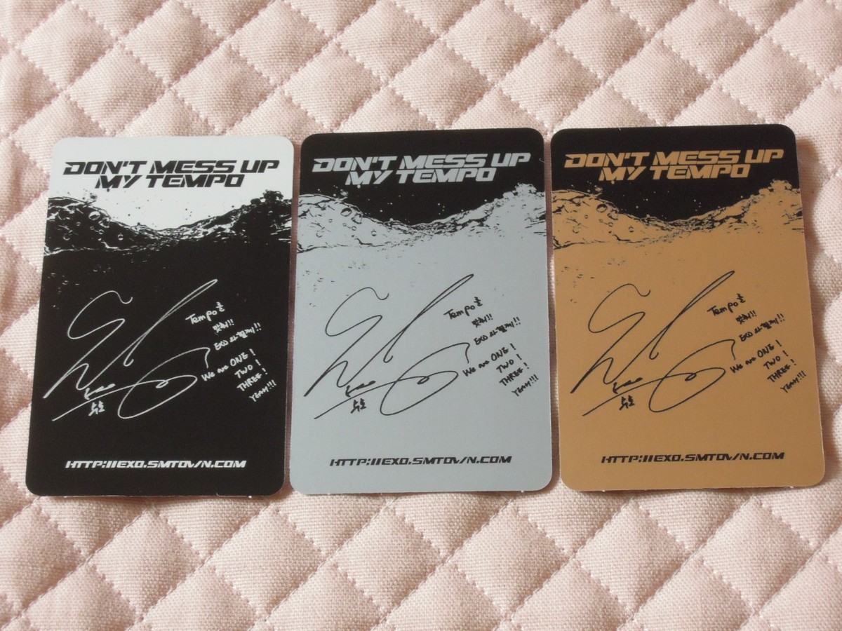 EXO 直筆サイン入りアルバム DON'T MESS UP MY TEMPO EXO 直筆サイン入りアルバム DON'T MESS UP MY TEMPO EXO 直筆