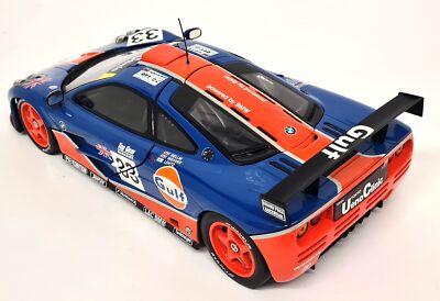 UT Models 1/18 McLaren F1 GTR Le Mans 1996 Gulf Racing 33 Diecast