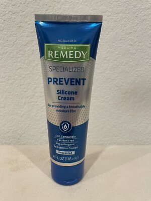 1 Pack 4oz Medline Remedy Specialized Prevent Silicone Cream Sealed unscented
