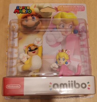 Amiibo Super Mario - Katzen Mario & Katzen Peach (Nintendo Amiibo) (Cat Mario)