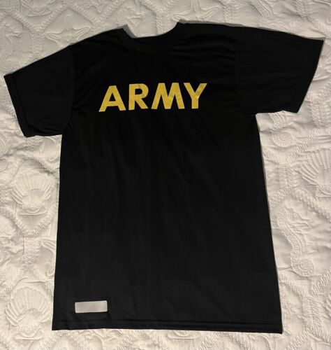 US  Army Short Sleeve PT Physical Fitness Shirt APFU Size M Medium - Afbeelding 1 van 5