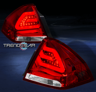 2006-2013 CHEVY IMPALA SEDAN 4DR LED ALTEZZA TAIL BRAKE LIGHTS REAR LAMP BLACK
