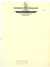 Liberty Oil Company Des Moines Iowa unused letterhead