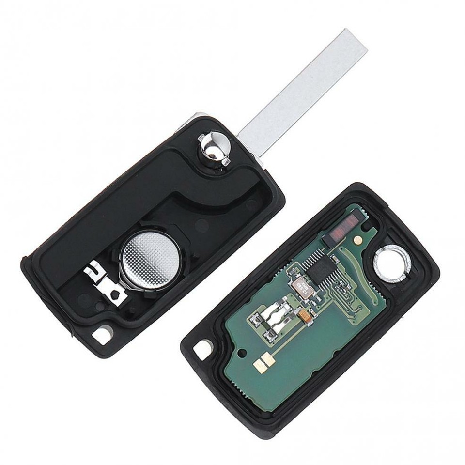 433MHz Uncut Flip Car Remote Key Fob ID46 Chip Fit for Citroen C3 C4 C5