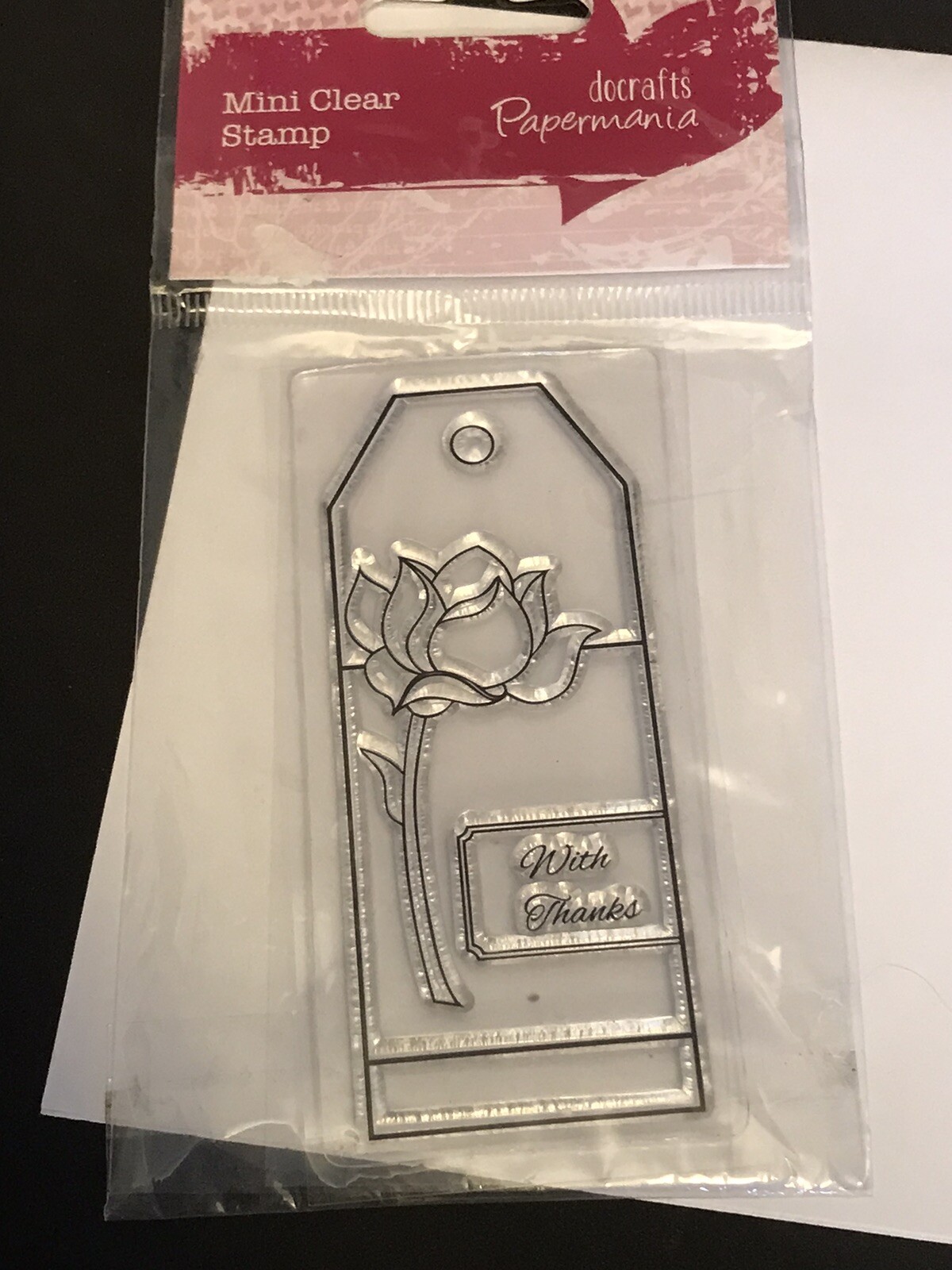 Docrafts Papermania Mini clear stamp Everyday Assortment With Thanks