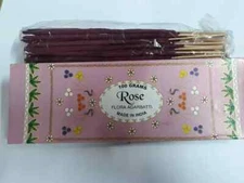 Handmade Rose Flora Agarbatti Natural Fragrance Hand Rolled Incense Sticks 100g