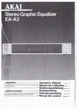 Bedienungsanleitung-Operating Instructions pour Akai EA-A2