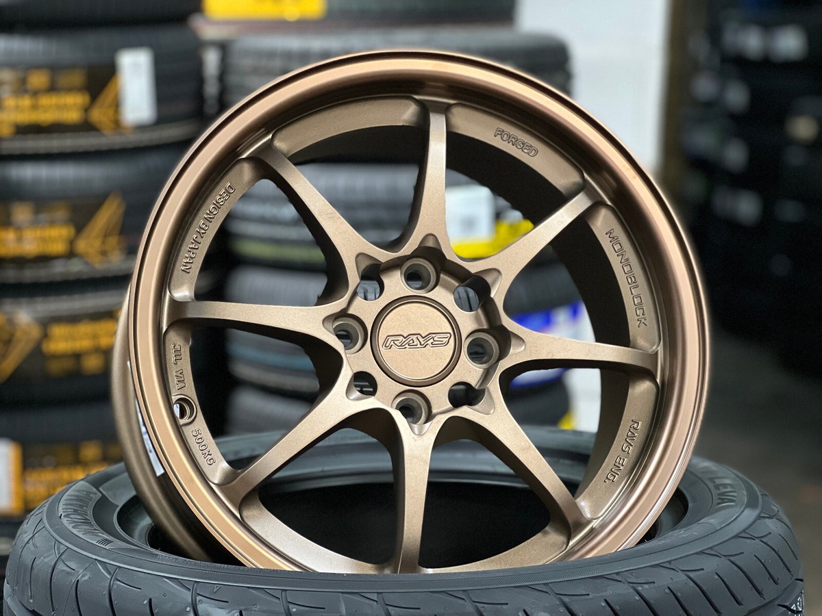 15x7J 4x100 Rays AOW CE28 BRONZE Flow Formed HONDA Fit Civic EG EK