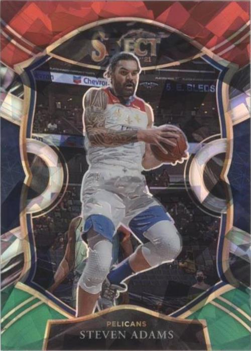 2020-21 Panini Select - Concourse Steven Adams #19 Red White Green ...