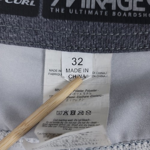 Rip Curl Board Shorts Mens 32 Hawaiian Tropical Unlined Drawstring Swim Trunks - Picture 8 of 10