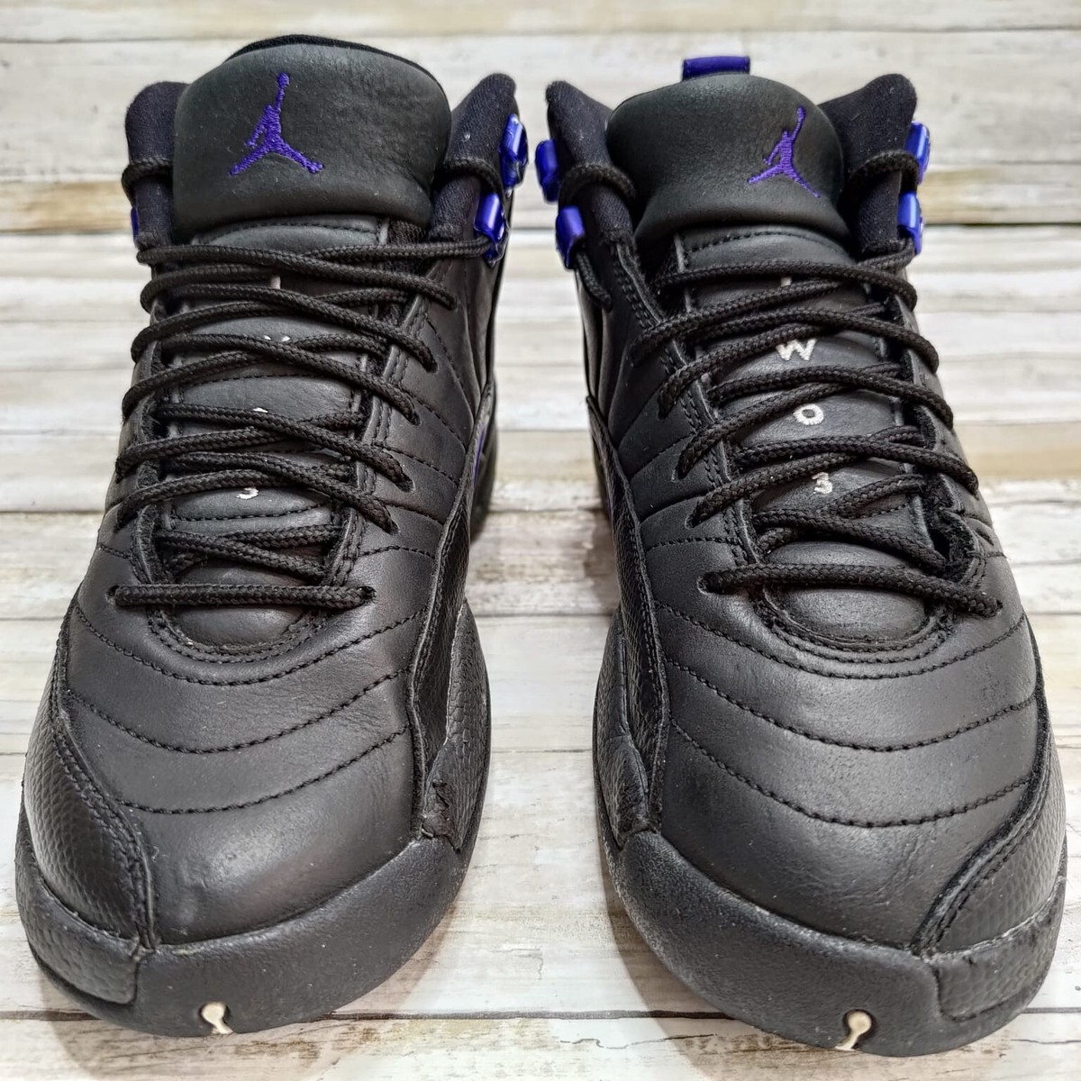 Nike Air Jordan 12 Retro GS Dark Concord DH0905-005 Black Shoes Size 5Y / 6.5W | eBay