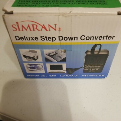 Simran SMF-200 Deluxe 200 Watts Step Down Voltage Converter
