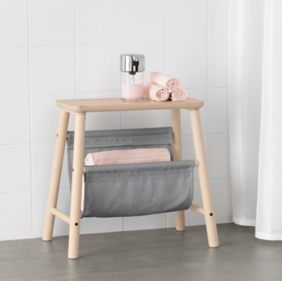 IKEA VILTO storage stool, 45 cm, birch 40344449 NEW | eBay