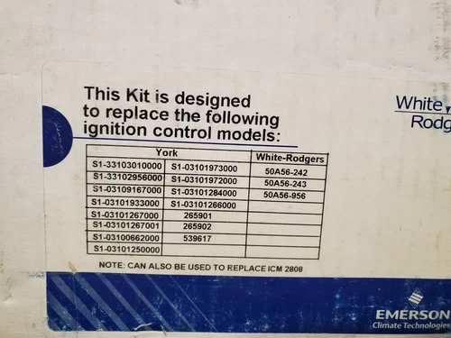 White-Rodgers 50A56-956, 50A56-242, 50A56-243 Furnace Control Board 1 Stage York