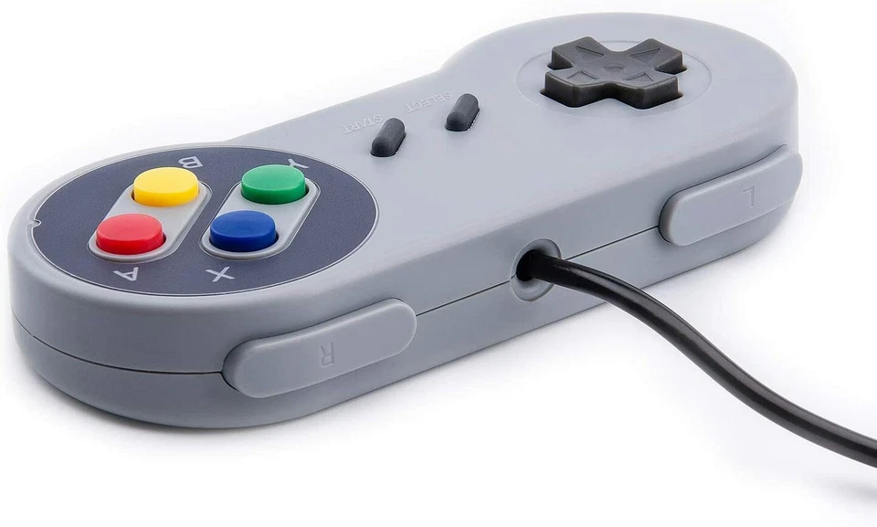 LOTE 2 GAMEPAD MANDO JUEGOS WINDOWS MAC RASPBERRY CABLE USB ENVIO HOY - Imagen 4 de 4