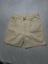 VTG 90s CALVIN KLEIN JEANS Shorts DenimnMom USA Cotton Sz 10 OVERDYE/STONEWASH