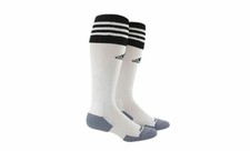 Adidas Copa Zone Soccer Socks White Black Size Boys Youth small 13c- 4Y