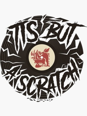 Monty Python and the Holy Grail, Tis But a Scratch, Vinyl Die Cut Sticker