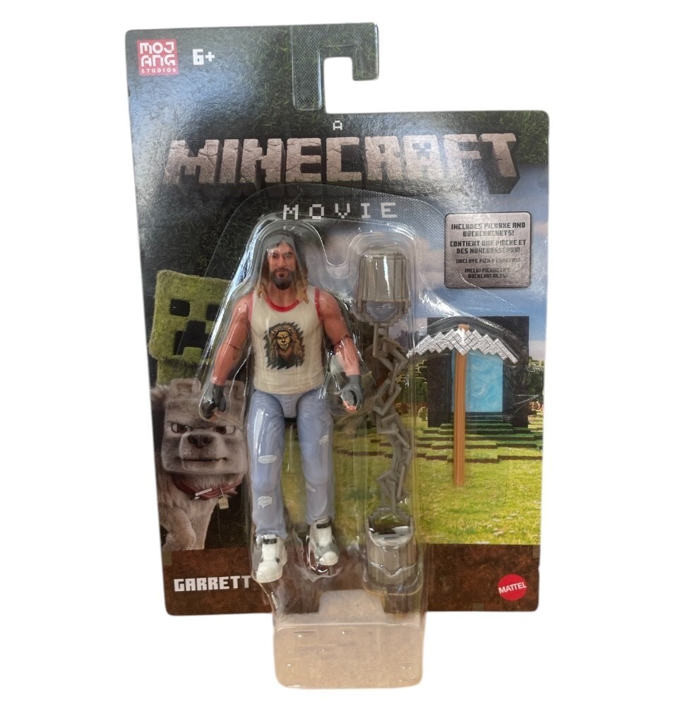 Minecraft Movie Action Figure Steve, Enderman, Zombie, Garrett, Skeleton,  Piglin