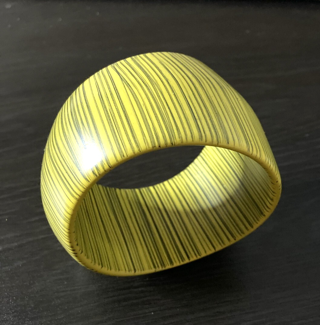 Yellow Bangle Bracelet - image 2