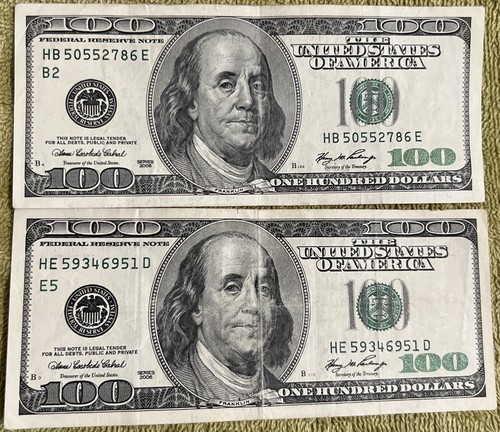 $100 One Hundred Dollar Bill 1996-2006/A, Series Circulated(Each)*ReadDescriptio - Picture 11 of 14