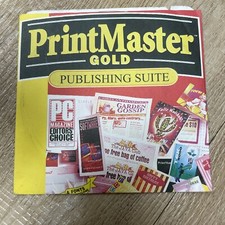 Printmaster Gold Publishing Suite 2001 Vintage Windows 95 / 98