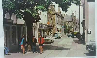 Vintage Postkarte Albert Street Kirkwall Orkney um 1970 Albert St