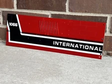 International Farmall tractors 1066 Black Stripe  garage sign Farming Farm Sign