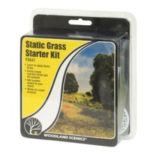 Woodland Scenics Static Grass Starter Field System KIT 647 NEW