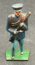 Vintage Cast Metal Soldier Walking With Rifle 3  