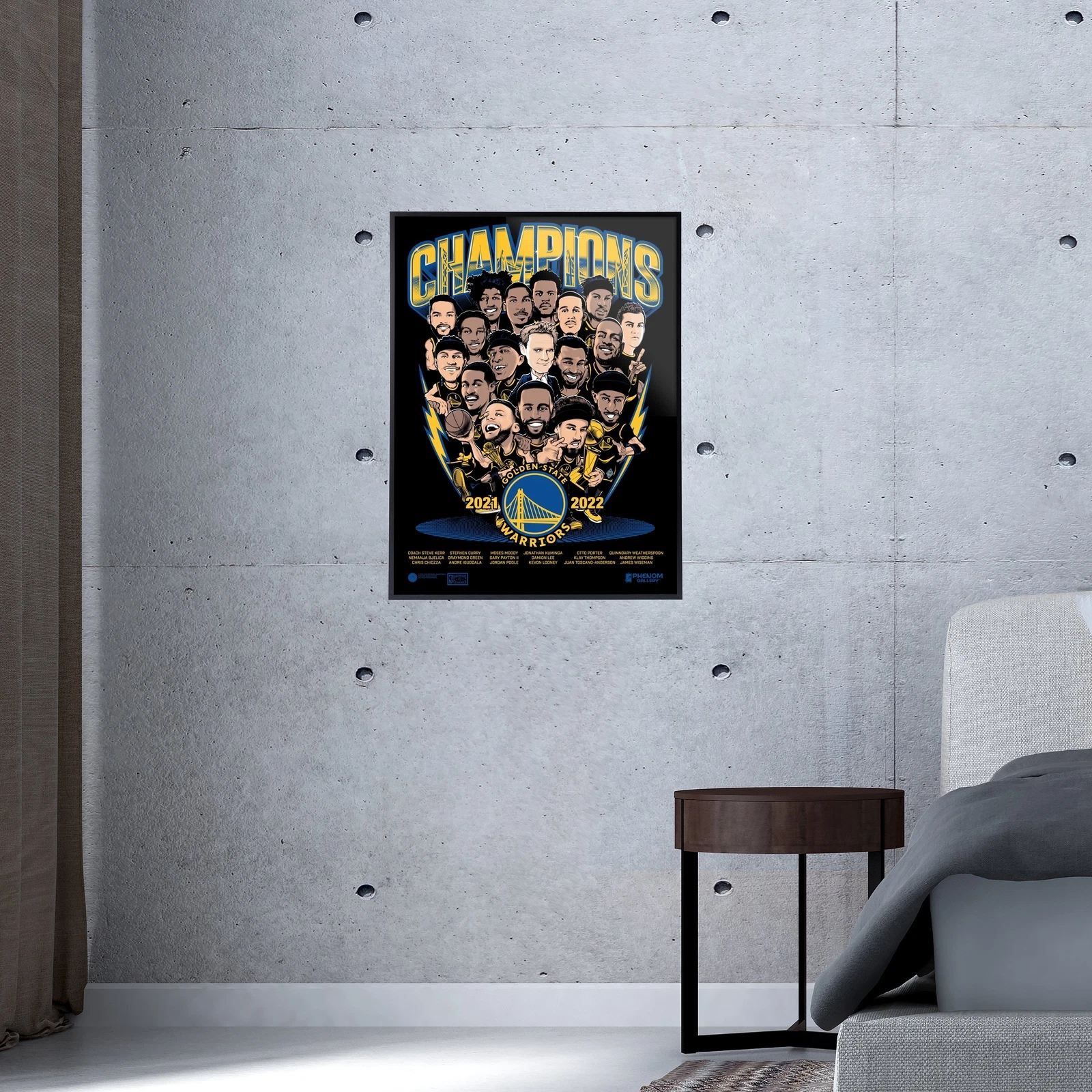 Phenom Gallery Golden State Warriors 2022 NBA Championship Poster